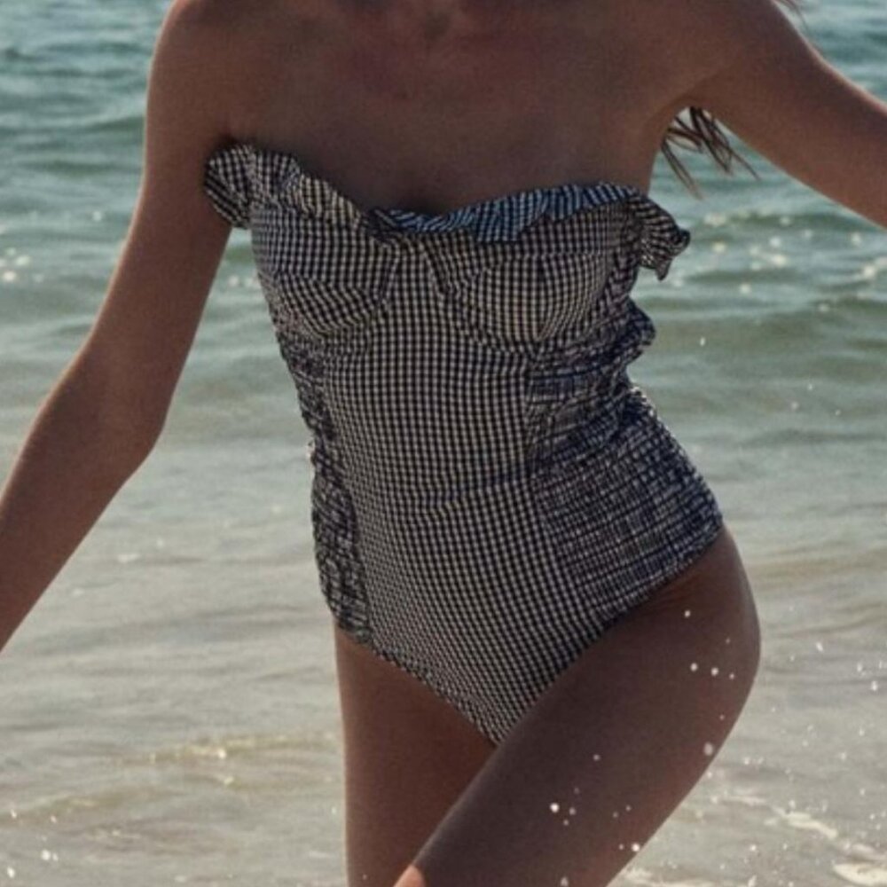 Dôen Playa Maillot in Maddalena Gingham